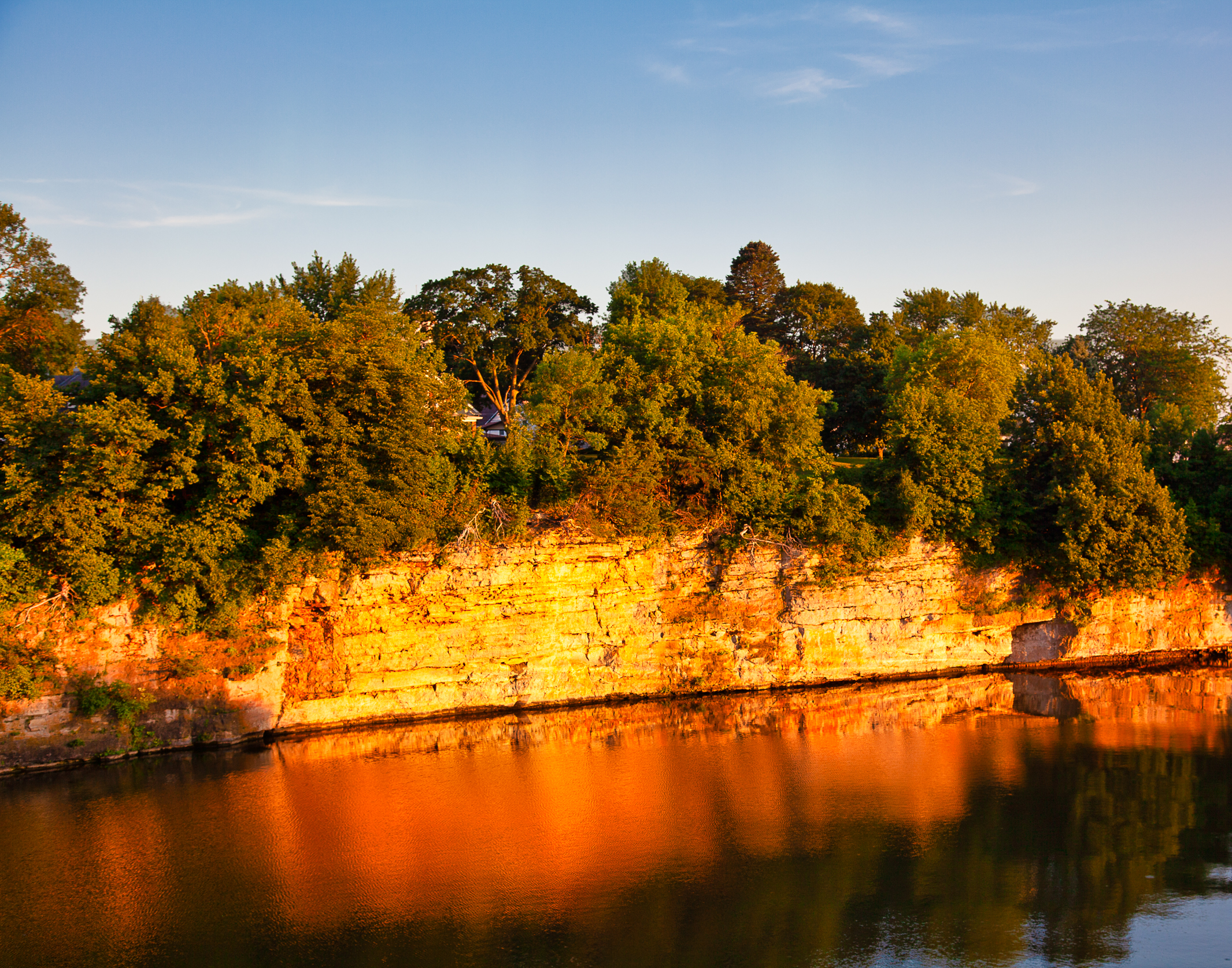 limestone cliffs